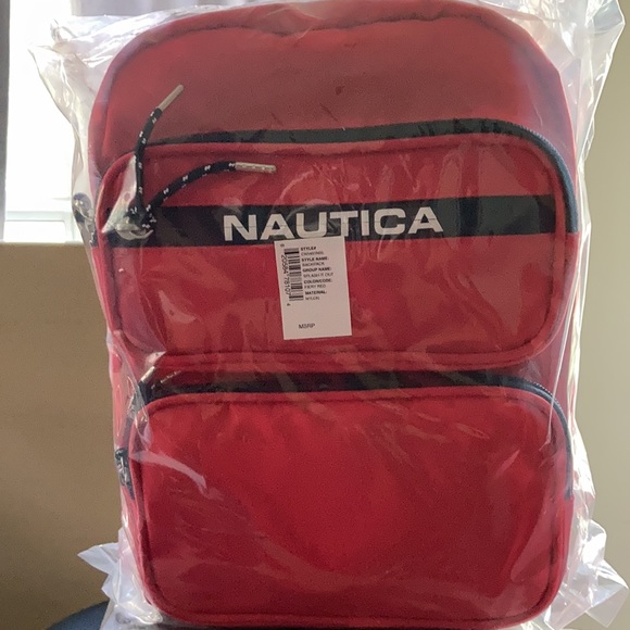 Nautica backpacks brand new three colors baby pink, red and black - Picture 2 of 3